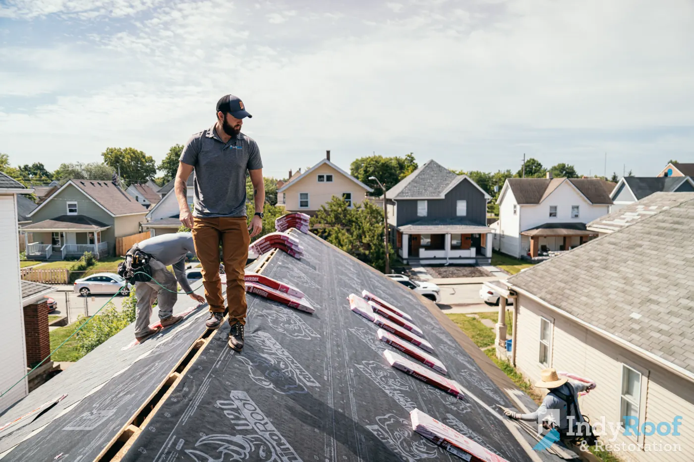 Roofing by Clay City Roofing near Martinsville, IN